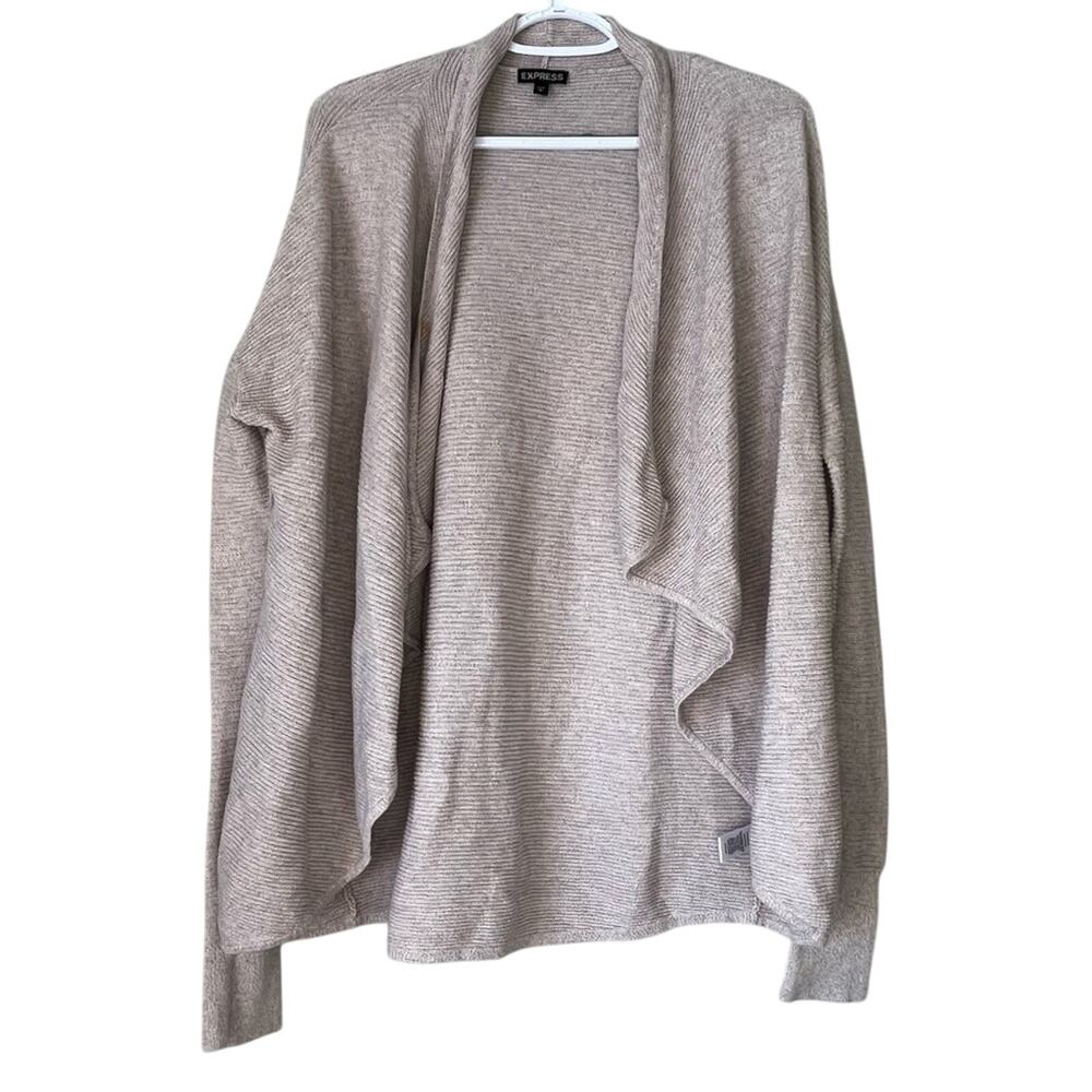 Express Cream Cardigan Size Large with Defect